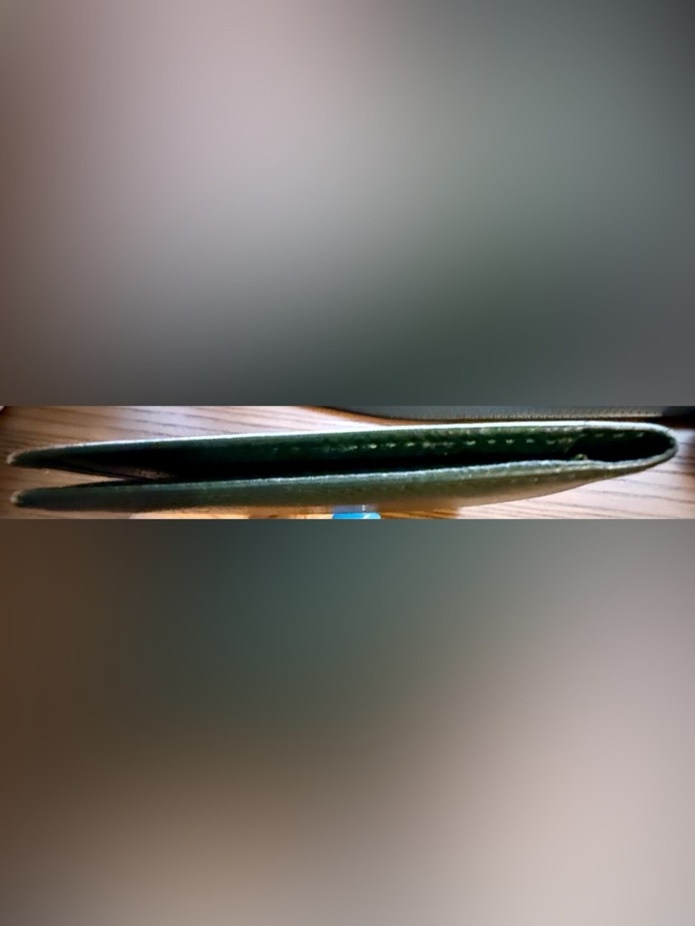Louis Vuitton Forest Green Textured Long Wallet - Picture 6 of 6